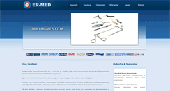 Desktop Screenshot of ermed.com.tr